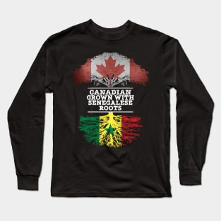 Canadian Grown With Senegalese Roots - Gift for Senegalese With Roots From Senegal Long Sleeve T-Shirt